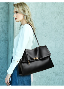 New High Quality Women Messenger Bags for Women Genuine Leather Handbags Crossbody Bags Ladies Shoulder Bags <b>Tote</b> Top-handle - Product Image 5
