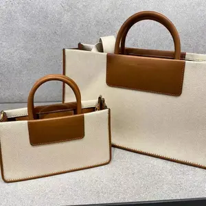 Canvas Europe and America Travel High Capacity Women's Bag Luxury Brand New Tassel Handbag Fashion Printed Denim Big Tote Bags