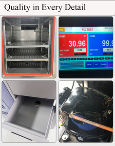 DH-80 <span class=keywords><strong>benchtop</strong></span> khí hậu buồng, nhiệt độ không đổi độ ẩm buồng cho linh kiện điện tử, pin, PCB thử nghiệm - Product Image 2