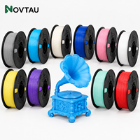 Bobine de filament PLA FDM Novtau 1,75 mm 1 kg, matériau d'impression plastique et fournitures pour imprimante 3D de bureau pour modèles créatifs