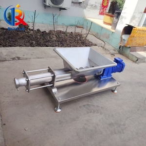 Pompe à vis de transfert alimentaire grande capacité pour confiture de fruits, pulpe et miel, avec trémie d'alimentation - Product Image 3