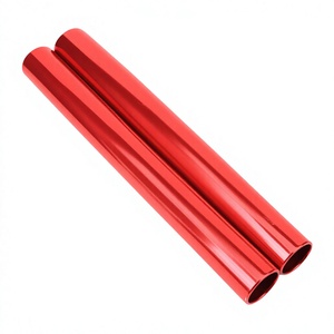 Bâton de relais léger en alliage d'aluminium LongCheng avec usinage CNC pour les sports d'athlétisme professionnels - Product Image 5