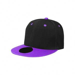Gorra Deportiva Unisex de 6 Paneles con Visera Plana, 100% Algodón, para las Cuatro Estaciones - Product Image 1