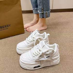 Zapatos de <span class=keywords><strong>Plataforma</strong></span> con Cordones y Punta Redonda, Gruesos, Transpirables, con Diseño de Estrella de Cinco Puntas, Novedad de Moda para el Invierno - Product Image 3