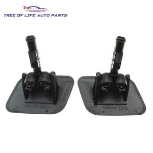 Hyundai IX55 Veracruz Headlight Washer Nozzle Covers 98680-3J000 98690-3J000 <b>Clip</b> On Plastic Front <b>Bumper</b> Trim - Product Image 2