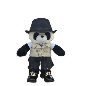 Peluche <span class=keywords><strong>Panda</strong></span> Artes Martiales, Tenue de Cowboy Western, Poupée Kung Fu Chinoise, Cadeau Créatif à thème Halloween - Product Image 6