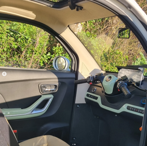 Voiture électrique à trois roues avec cabine certifiée EEC COC L2e |   Tricycle électrique fermé pour adultes <span class=keywords><strong>sans</strong></span> <span class=keywords><strong>permis</strong></span> |   Prix de gros 2025 - Product Image 5