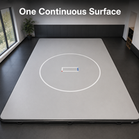Tapis de BJJ gonflable commercial en Drop Stitch avec PVC de 10 cm et logo personnalisé, tapis d'entraînement de Jiu Jitsu pour académies et dojos de BJJ