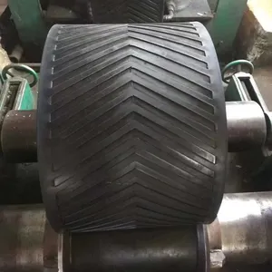 High quality customized special pattern herringbone moving conveyor belt