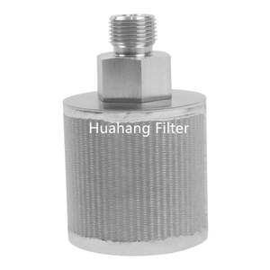 Interfaz de rosca externa, elemento de filtro sinterizado mental de 80 micras, cartucho de filtro de fieltro de fibra de metal sinterizado - Product Image 1