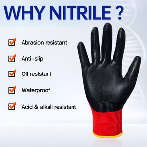 Guantes <span class=keywords><strong>de</strong></span> <span class=keywords><strong>Trabajo</strong></span> Recubiertos <span class=keywords><strong>de</strong></span> Nitrilo XINGYU, Guantes <span class=keywords><strong>de</strong></span> Seguridad para <span class=keywords><strong>Trabajo</strong></span> con Maquinaria, Jardinería y <span class=keywords><strong>Trabajo</strong></span> Manual - Product Image 2