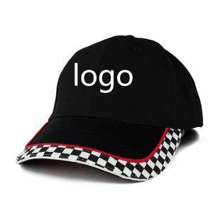 Cappellino da Baseball in cotone sgualdrina da <span class=keywords><strong>corsa</strong></span> a scacchi traspirante traspirante a scacchi basso profilo - Product Image 1