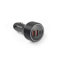 Chargeur de voiture universel HNT Wholesale 160W à 4 ports PD+QC+PPS 2A2C noir pour ordinateur portable et téléphones mobiles