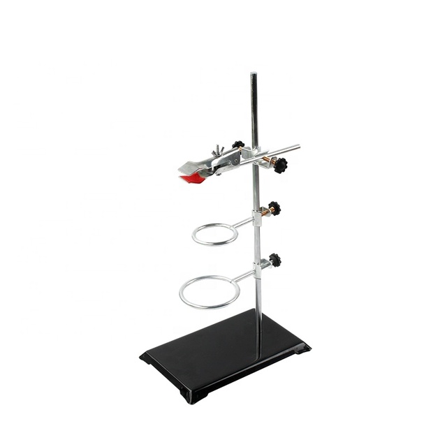 Lab Support Iron Ring Retort Stand with Clamp Clip