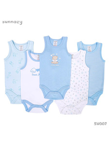 Mameluco Informal Estampado 100% Algodón para <span class=keywords><strong>Bebé</strong></span> Recién Nacido con Cierre de Botones y Estampado de Dibujos Animados - Product Image 6