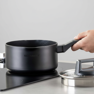 Linea di dichiarazione 16 cm coperchio di vetro casseruola acciaio inox e alluminio fornello a induzione compatibile per ristoranti - Product Image 2