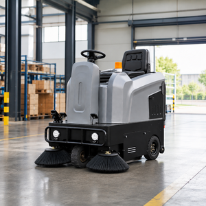1250mm <b>Cleaning</b> Width Electric Ride-On <b>Floor</b> Sweeper for Warehouse Factory <b>Cleaning</b> - Product Image 4