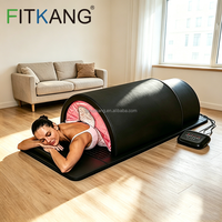 Fitkang 2026 Nouveau Design OEM Dôme de Sauna Infrarouge Commercial 660nm+850nm Lit de Thérapie par Lumière Rouge LED pour Salon de Beauté et Soins de la Peau