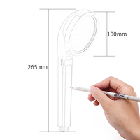 Pommeau de Douche Moderne en Chrome pour Économie d'Eau, Filtre Anti-Chlore Haute Pression pour Soins de la Peau, des Cheveux et de la Beauté