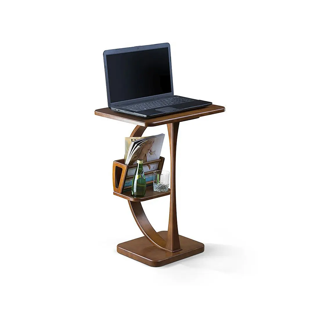 Mesa de madeira projetada moderna totalmente ergonômica, para laptop do fabricante russo