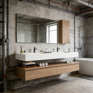 Meilleures ventes : Armoires de salle de bain écologiques <span class=keywords><strong>à</strong></span> tiroirs multicouches durables, <span class=keywords><strong>prix</strong></span> d'usine - Product Image 4