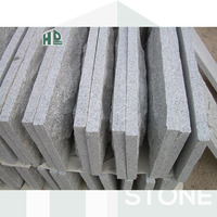Carrelage en granit gris clair G603, surface en forme de champignon, pour décoration murale extérieure