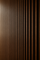Panneau mural composite WPC moderne européen, imperméable, résistant à l'humidité, installation rapide, panneau rainuré pour hall d'hôtel, intérieur de villa