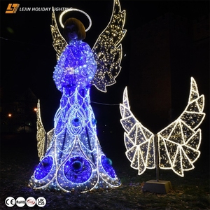 Luces de motivo de Ángel de decoración 3D LED de Navidad multifuncional para decoración al por mayor al aire libre - Product Image 3
