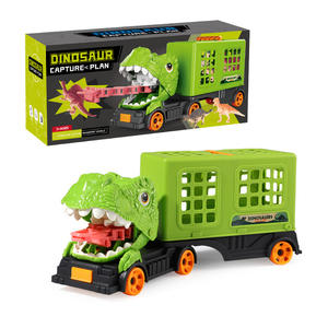 Vente en gros de nouvelle voiture à inertie jouet pour garçons cadeau d'anniversaire <span class=keywords><strong>camion</strong></span> de stockage de dinosaures avec petit <span class=keywords><strong>dinosaure</strong></span> - Product Image 6