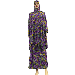 Vêtements musulmans pour femmes, ensemble deux pièces pour Ramadan, Khimar, dubaï, haut ample et jupe, Katfan, vêtements islamiques, turquie, Jilbeb, Hijab, Abaya - Product Image 4