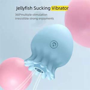 <span class=keywords><strong>Jellyfish</strong></span> Mute Mujer Estimulador de punto G Oral Succión Lengua Lamiendo Vibrador Adulto Juguete sexual para mujeres Coqueteo y burlas - Product Image 3