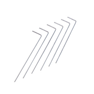 Type 7 <b>ground</b> <b>stakes</b>, garden tents, 7-shaped <b>stakes</b>, <b>ground</b> anchors, hook-shaped <b>stakes</b>, lawn thickened and lengthened - Product Image 1