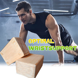 Calidad Premium Bodyweight Training Gimnasia Yoga BalanceBlocks Bloques de madera Handstand - Product Image 2