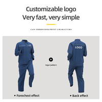 Summer Long Sleeve Soft Jeans Workwear Comfortable Cowboy Suit with Reflective Workshop Denims Vêtements de travail pour hommes et femmes