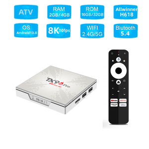 Sản phẩm mới TX90 Pro 2.4G/5.8G Wifi bằng giọng nói điều khiển từ xa 8K <span class=keywords><strong>Video</strong></span> 2GB RAM / 16GB Rom TV Box - Product Image 2