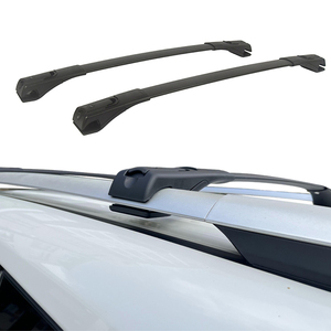 Portaequipajes Universal <span class=keywords><strong>de</strong></span> Aluminio Negro <span class=keywords><strong>para</strong></span> Techo <span class=keywords><strong>de</strong></span> <span class=keywords><strong>Auto</strong></span>, Compatible con Toyota RAV4 13-18 - Product Image 1