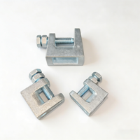 Colliers de poutre en fonte ductile pour structures en acier H, collier de poutre en acier à ressort, Abrazadera De Viga