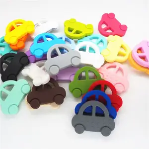 Jouet de dentition en Silicone en forme de voiture, fabricant professionnel personnalisé, cadeau pour bébé