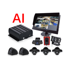 4CH 1080P HDD MDVR Real Time Monitoring and Tracking Data Storge Device 4G AI ADAS DMS BSD Mobile DVR for <b>Bus</b> CCTV System MAR-HK - Product Image 1