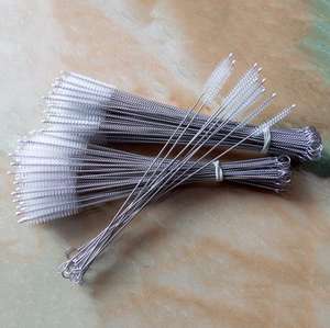 Cepillos de limpieza de acero inoxidable O208 de 175*30*5mm para pajitas, tubos de biberones y vasos, al por mayor - Product Image 6