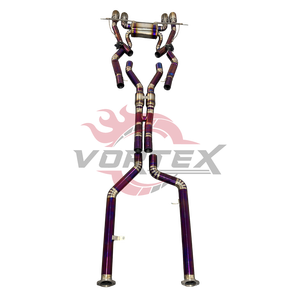 ท่อไอเสียด้านหลังแบบปล่อยควันจากไทเทเนี่ยมสีม่วง S58 M4 M3 G82 G80รถ BMW - Product Image 4