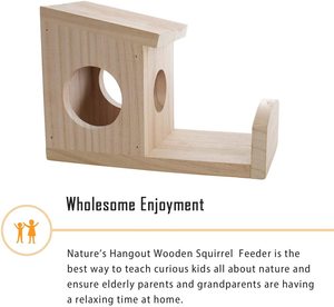 Mangeoire d'écureuil en bois personnalisée - Product Image 6