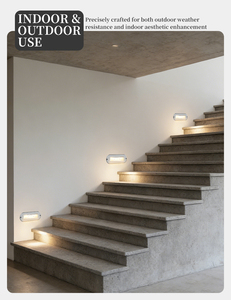 Applique murale encastrée LED 3W ultra-mince en verre trempé, étanche pour l'extérieur, idéale pour les parcs, les sentiers et les escaliers d'hôtels, faible MOQ - Product Image 6