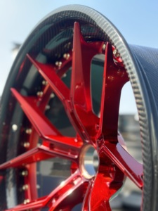 GVICHN Nouvelles jantes forgées haut de gamme de 20 à 22 pouces, design à cinq branches, fibre de carbone pour M3 M4 R8 S8 A8 pour Benz - Product Image 3