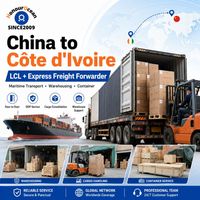 Agent maritime international pour le transport maritime LCL + Express, transitaire, entrepôt conteneurs Chine Côte d'Ivoire