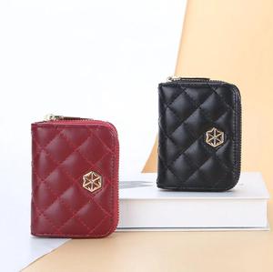 Monedero Delgado de Metal con Cierre para Mujer 2026 |   Cartera Compacta Reutilizable Promocional de Moda con Logotipo Personalizado, Duradera, de Cuero PU - Product Image 4