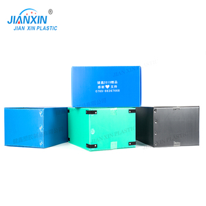 Corrugated Plastic Box Polypropylene Moving Pp Collapsible Folding Hollow Sheet With Handles