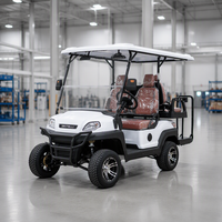 Voiturette de golf Chuanliang Strong Power 4 places blanche 50-70 km/h 90 km – Navette polyvalente pour clubs, complexes hôteliers, aéroports, campus et communautés