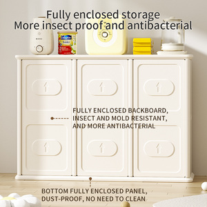 Table d'alimentation pour bébé meubles en plastique poitrine mobile coin placard support tiroir <span class=keywords><strong>jouet</strong></span> organisateur de stockage enfants enfants armoires - Product Image 4