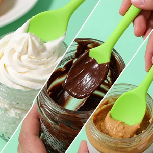 Espátula de silicona de grado alimenticio al por mayor, de una pieza, resistente al calor, flexible, <span class=keywords><strong>para</strong></span> hornear y mezclar, suministro a granel - Product Image 4